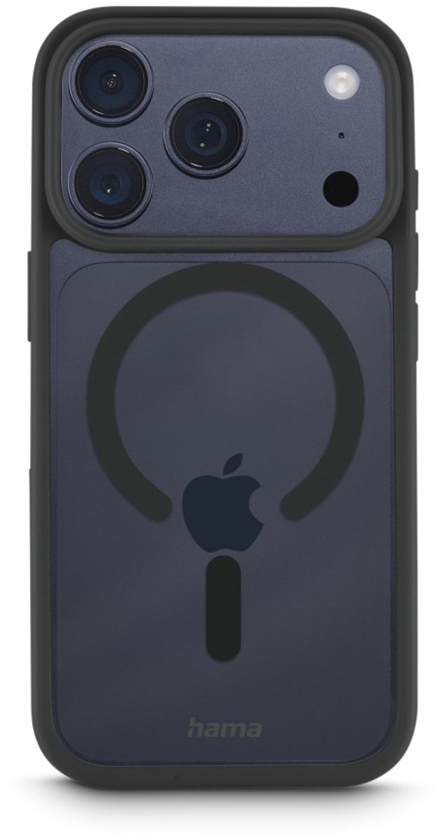 HAMA hoesje geschikt voor Iphone 17 Pro - Extreme Protect - Magsafe - Zwart