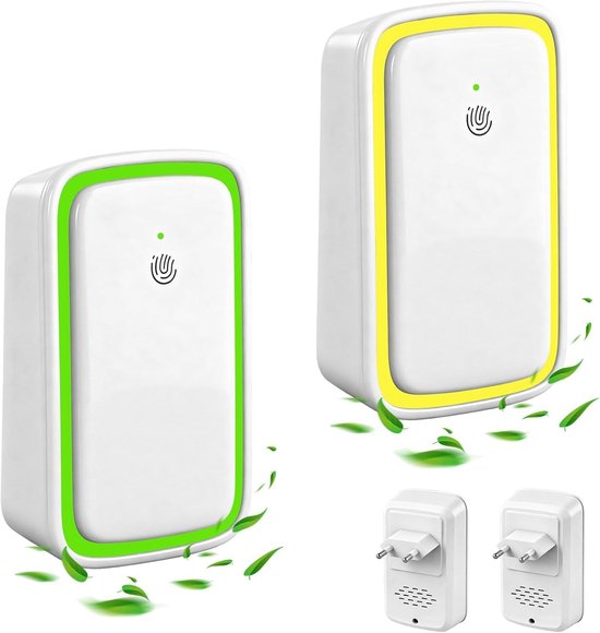 2-Pack Ionizer Luchtreiniger voor Huisdieren