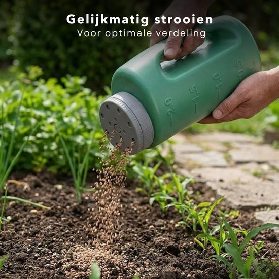 Cheqo® Strooibus - Strooibus Tuin - Strooibus Voor Tuin - Zoutstrooier - Zoutstrooier Hand - Strooier Hand - Handstrooier - Handstrooier Tuin - Strooier Voor Zout - Strooier Voor Strooizout - Strooier Voor Graszaad van Cheqo — afbeelding 5