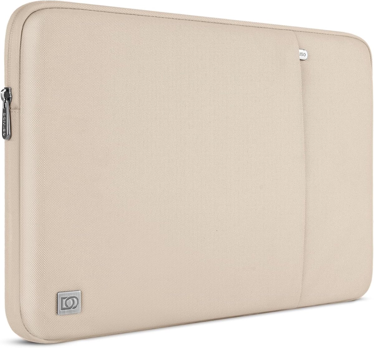 13 inch waterdichte laptoptas sleeve – beige – geschikt voor onder andere MacBook Air 13 & 13,6 inch M1–M4 (2010–2025), MacBook Pro 13/14 inch M1–M4 en Surface Pro & Huawei