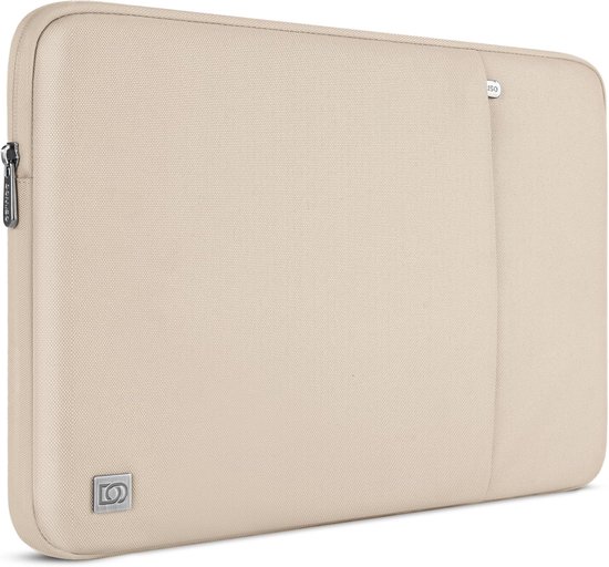 13 inch waterdichte laptoptas sleeve – beige – geschikt voor onder andere MacBook Air 13 & 13,6 inch M1–M4 (2010–2025), MacBook Pro 13/14 inch M1–M4 en Surface Pro & Huawei