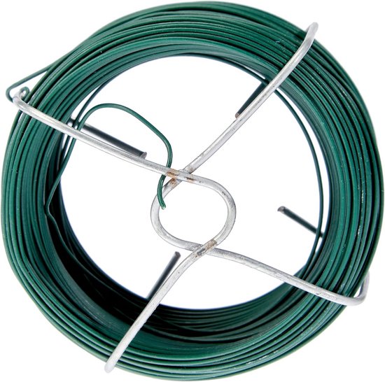 Alberts 611170 Draadspanner – Verzinkt, Groene Coating, Maat 2, 100 Mm – Set Van 3