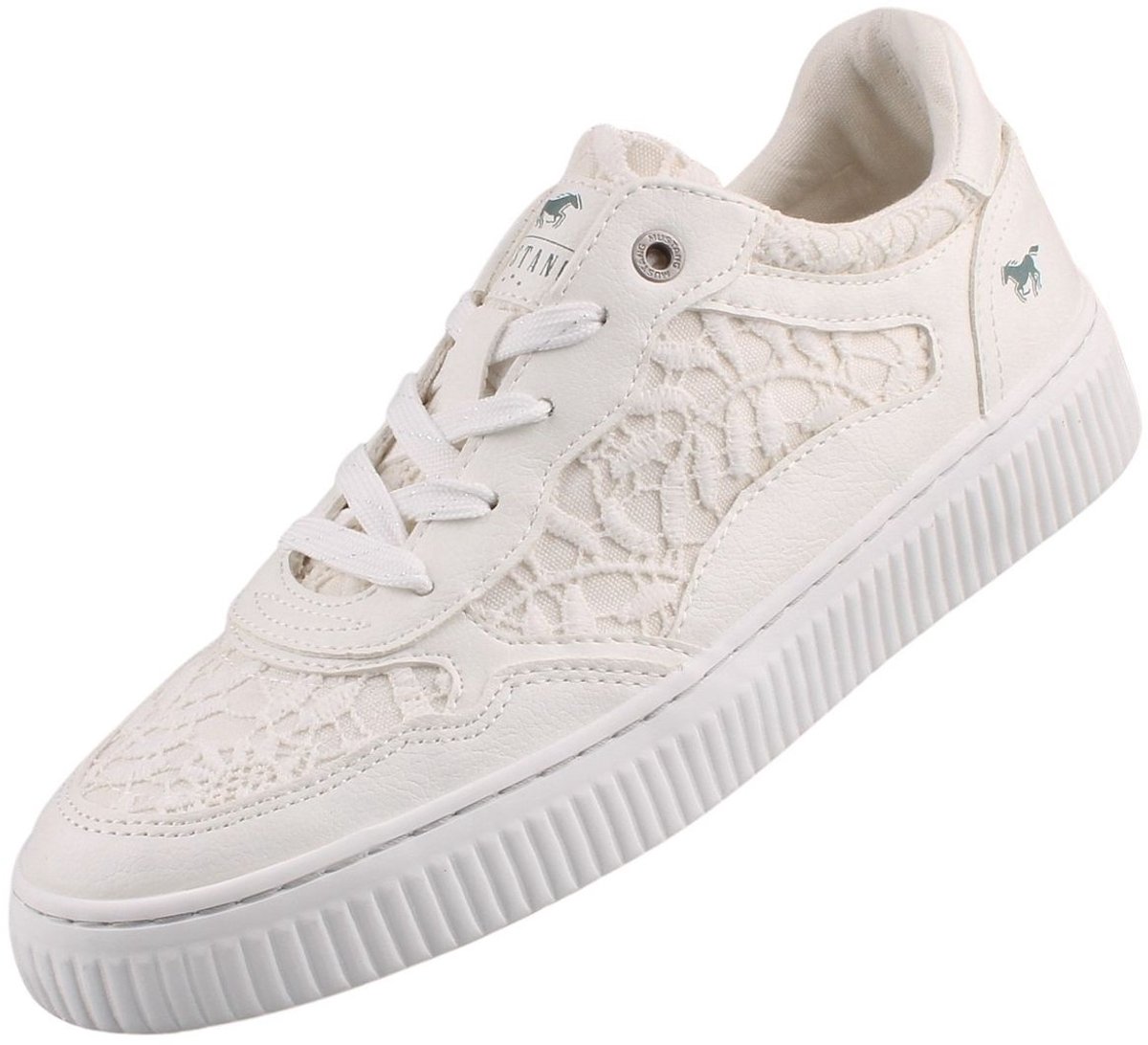 Mustang dames sportschoenen wit