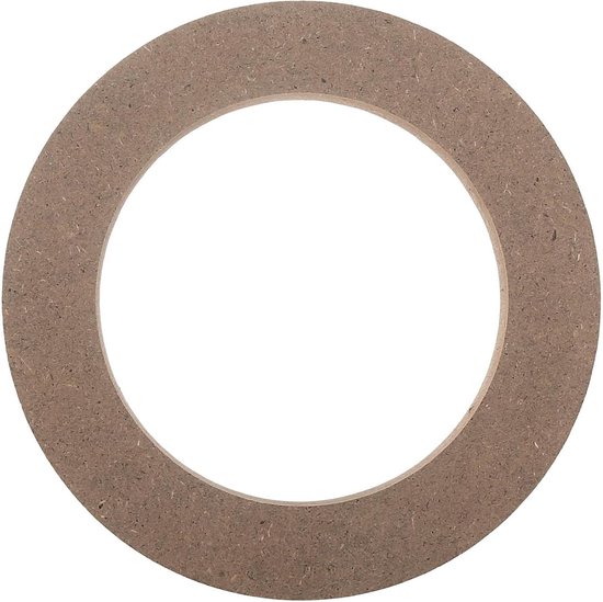 Allecto - Universele Auto Speaker Spacer Adapter Beugel - Montage Ringen - Houten - Subwoofer - 4 Stuks - Geschikt voor Auto - Bruin - Speaker Montage Houder Plaat. — afbeelding 3