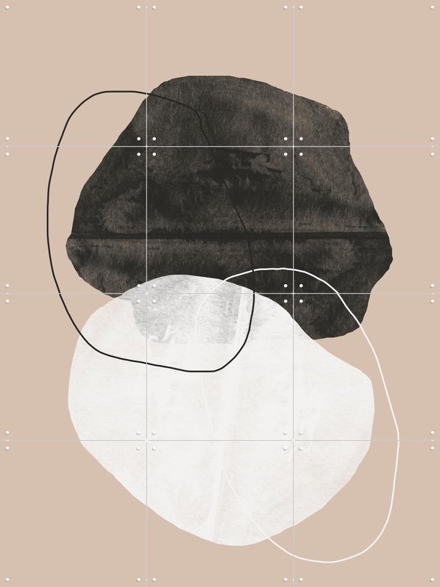 IXXI Cosmic Abstract, The Miuus Studio & Various - 60 x 80 cm - Gratis ophangtool - Grote wanddecoratie en posters - Illustraties, Line art