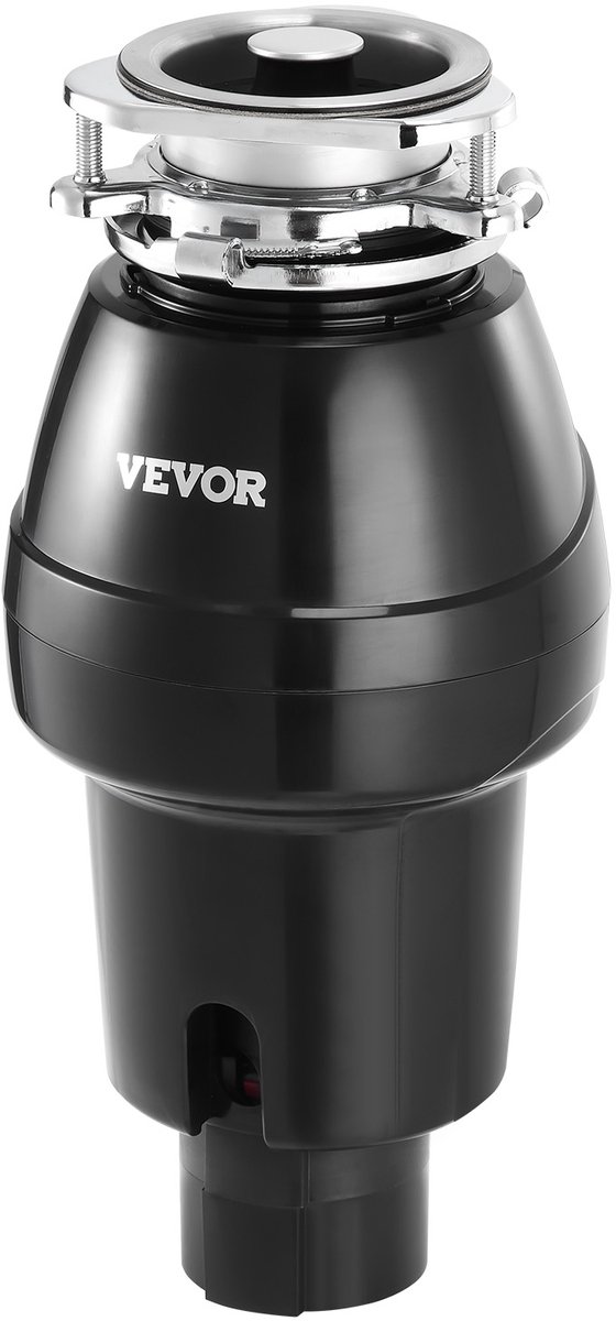 VEVOR 3/4HP keukenafvalvernietiger keukenafvalvernietiger 3600 tpm 3 schroeven