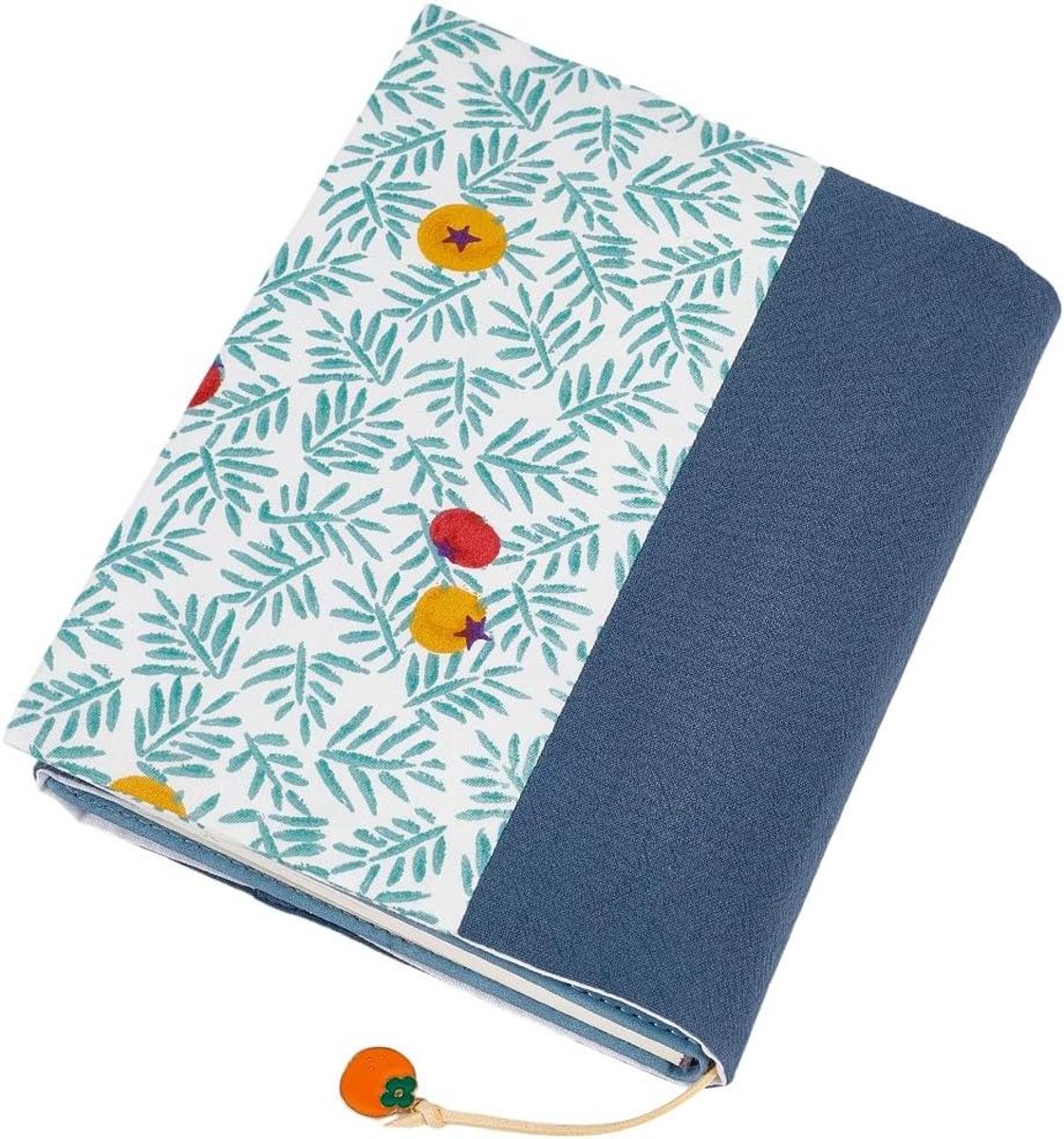 Allecto- Boekhoes met hanger - Beschermend - Persimmon - Wasbaar - Journal Cover - Geschikt voor A5 en Hardcover - Boek Lover - Klas Studenten en Leraar.