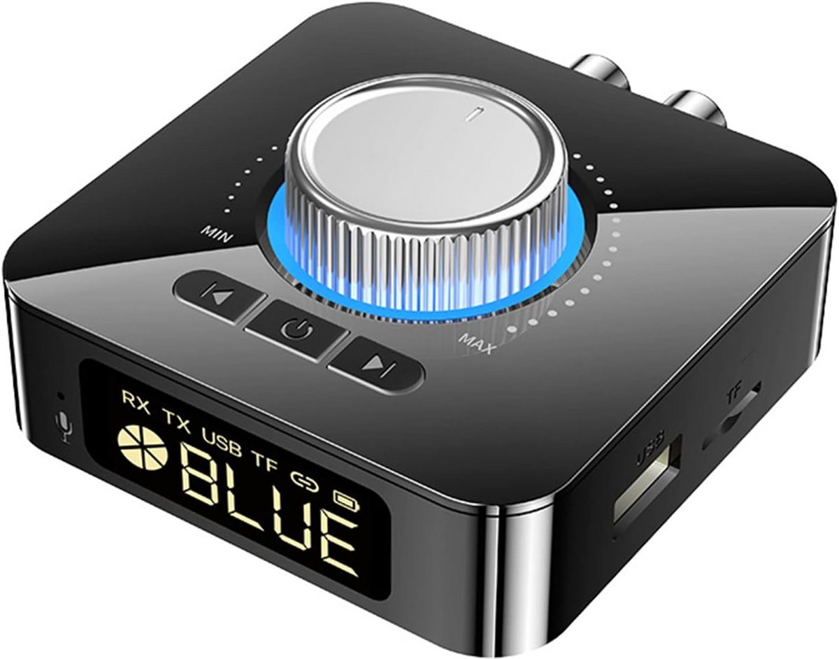 Bluetooth Audio Adapter met LED Display voor AUX, RCA & USB Afspelen