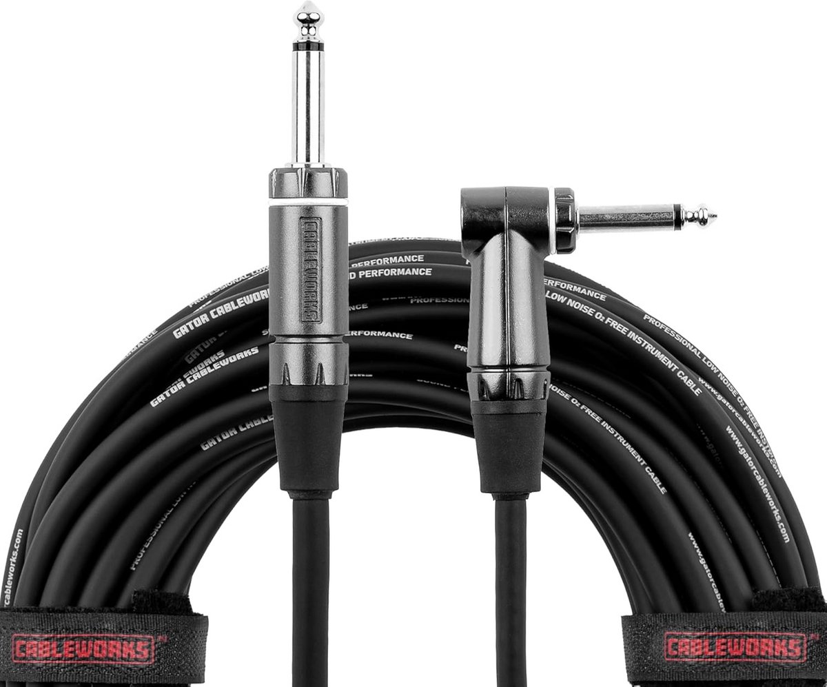 Instrumentenkabel 3 meter - Professioneel Jack Kabel voor Gitaar en Bas
