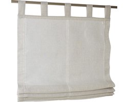 Vakergordijn Effen Taupe Gordijn Zonder Boren 45x145 cm