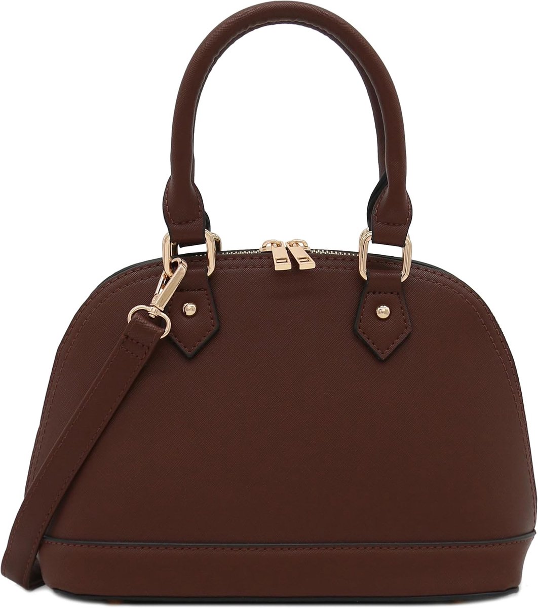 Dome Satchel - Handtas - Dagelijks Gebruik - Saffiano Kunstleer - 28 x 14 x 20 cm