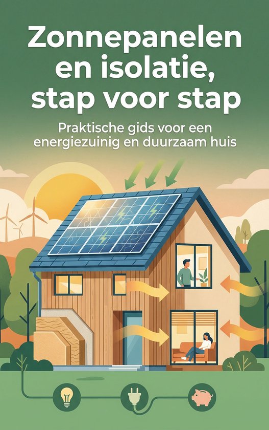 Zonnepanelen en isolatie, stap voor stap - cover