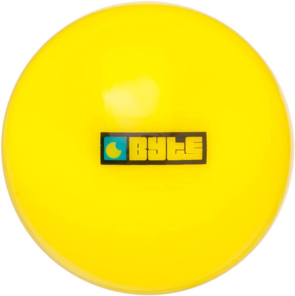 Mini Hockey Bal - Kleine Bal - Hockey Training - Dimple Design - 8 cm diameter - Geel
