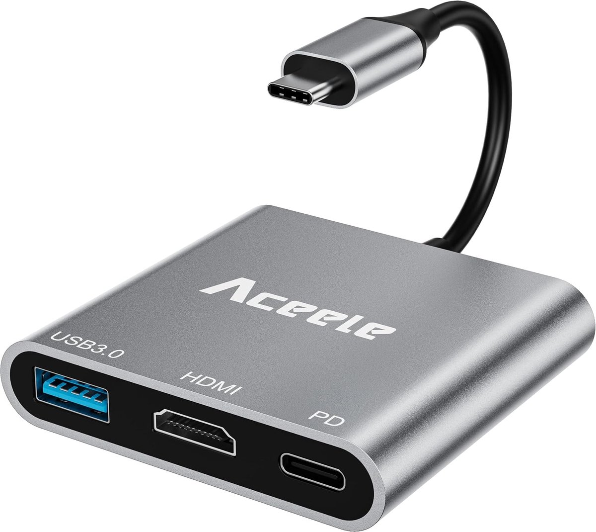 USB C Adapter - HDMI Converter - Scherm Uitbreiden - Plug en Play - Compact Ontwerp