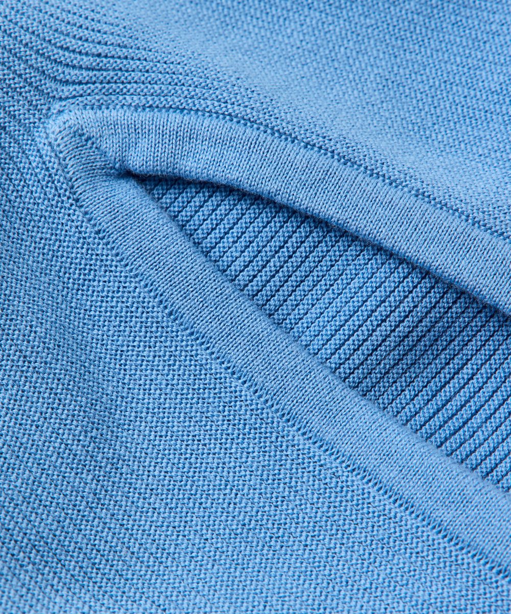 FALKE Summer Fresh Cape comfortabel katoen cape unisex blauw - maat ONESIZE