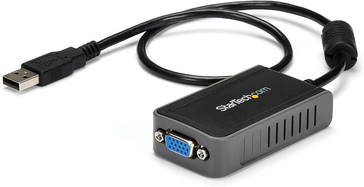 USB 2.0 naar VGA Adapter voor Extra Scherm tot 1440x900