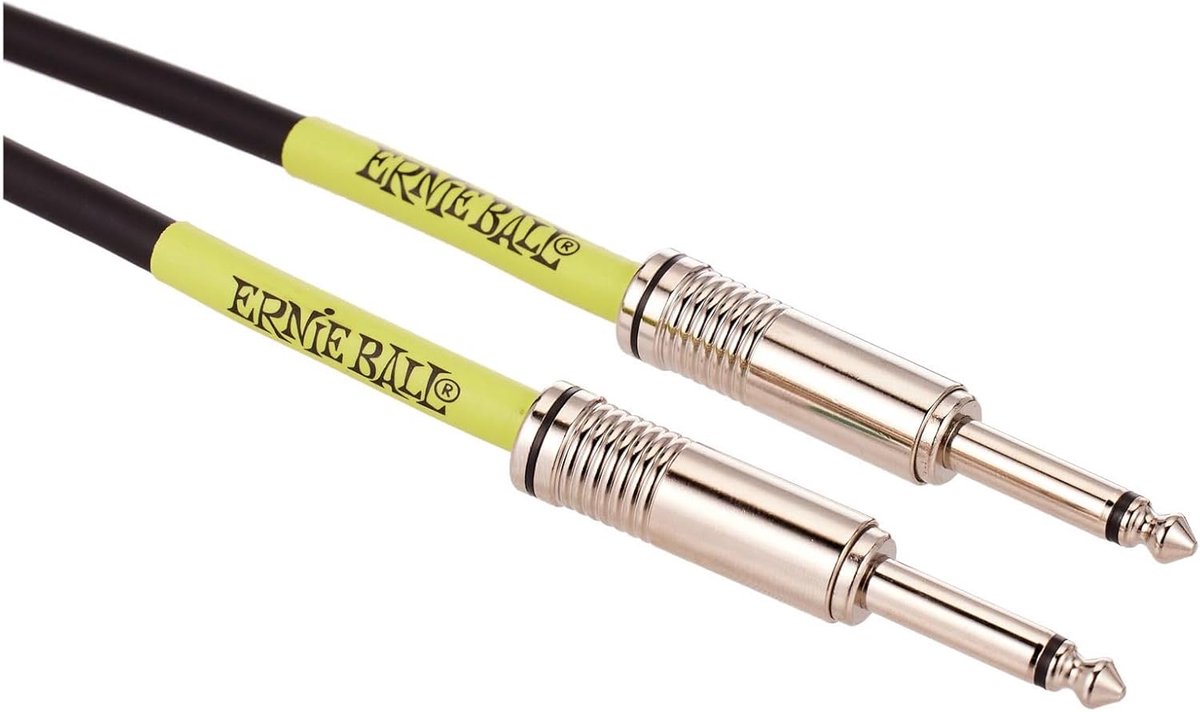 Kabel voor Muziekinstrumenten 3 Meter Zwart - Professionele Instrumentkabel