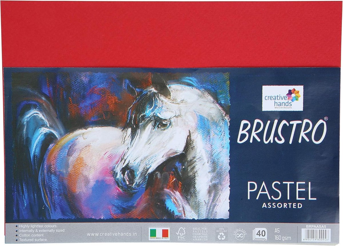 Pastelpapier A5 160 GSM - Assortiment Heldere en Zachte Tinten (40 Vellen) — cadeau in Hobby - foto 4