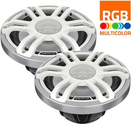 Foto: Hmx 6 5 s ld sw 6 5 marine sport high performance coax speakers wit rgb led set van 2