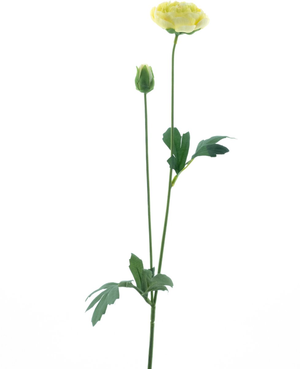 Erutan avon - New ranunculus spray Flaine yellow 55 cm kunstbloem