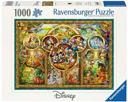 Ravensburger puzzel mooiste Disney thema's - Legpuzzel - 1000 stukjes