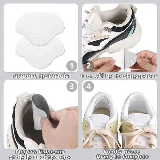 Turnschoenen Reparatie Set: 8 Stuks Pleisters en Hiellijm voor Schoengaten van Merkloos — afbeelding 2