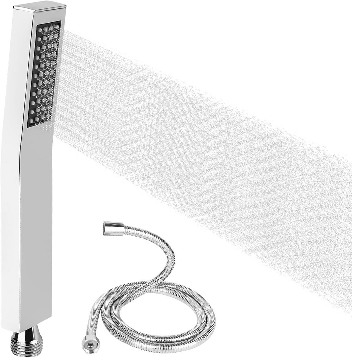 Handdouche Set met Slang - RVS - Hoge Druk en Anti-Kalkfunctie