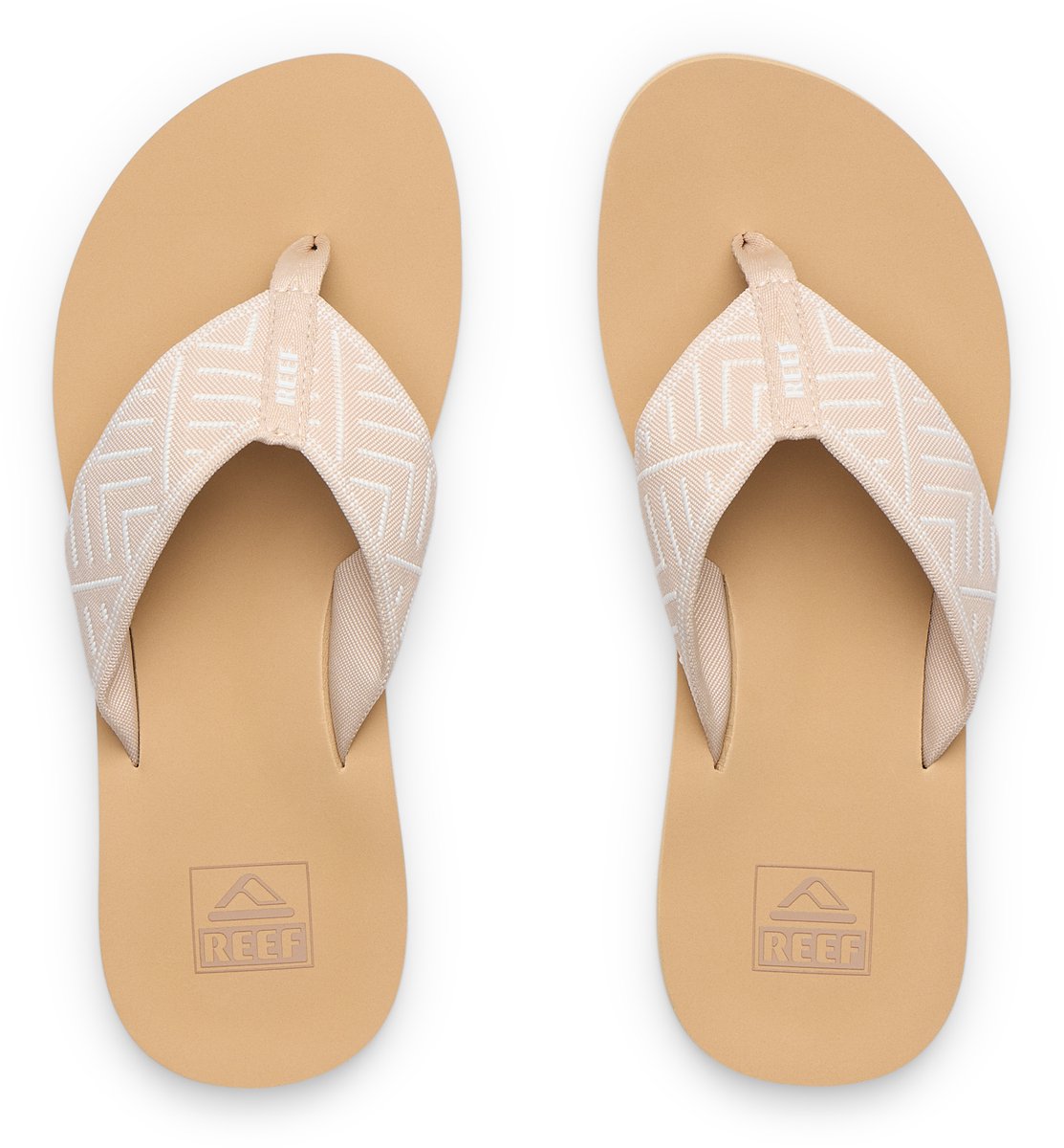 Reef Spring Woven Teenslippers Dames Beige