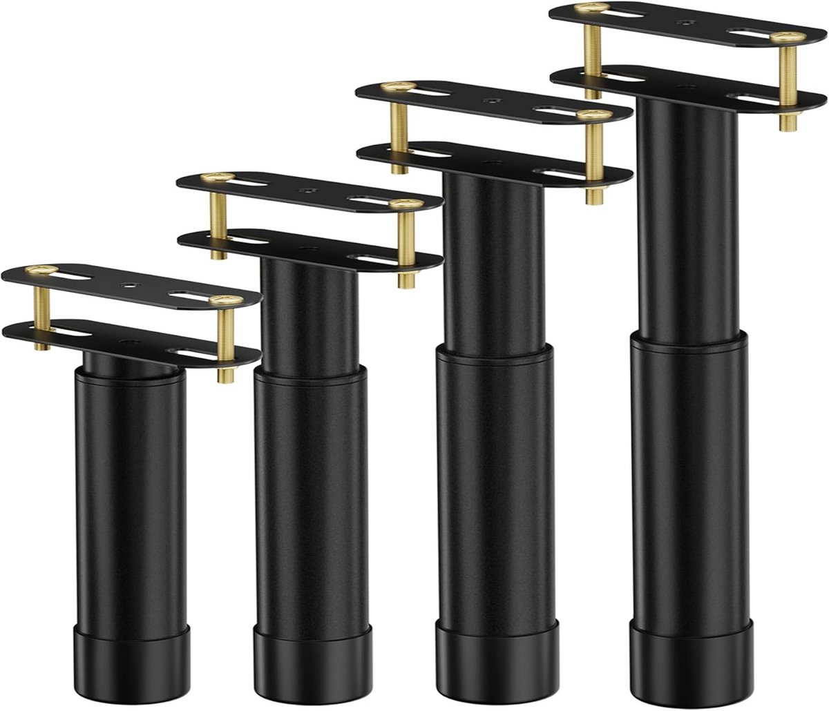 4 Stuks In Hoogte Verstelbare Steunpoten voor Bedframe
