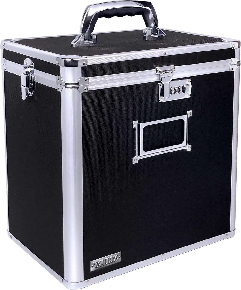 Afsluitbare Vinyl Platen Opbergtas voor 50 Albums