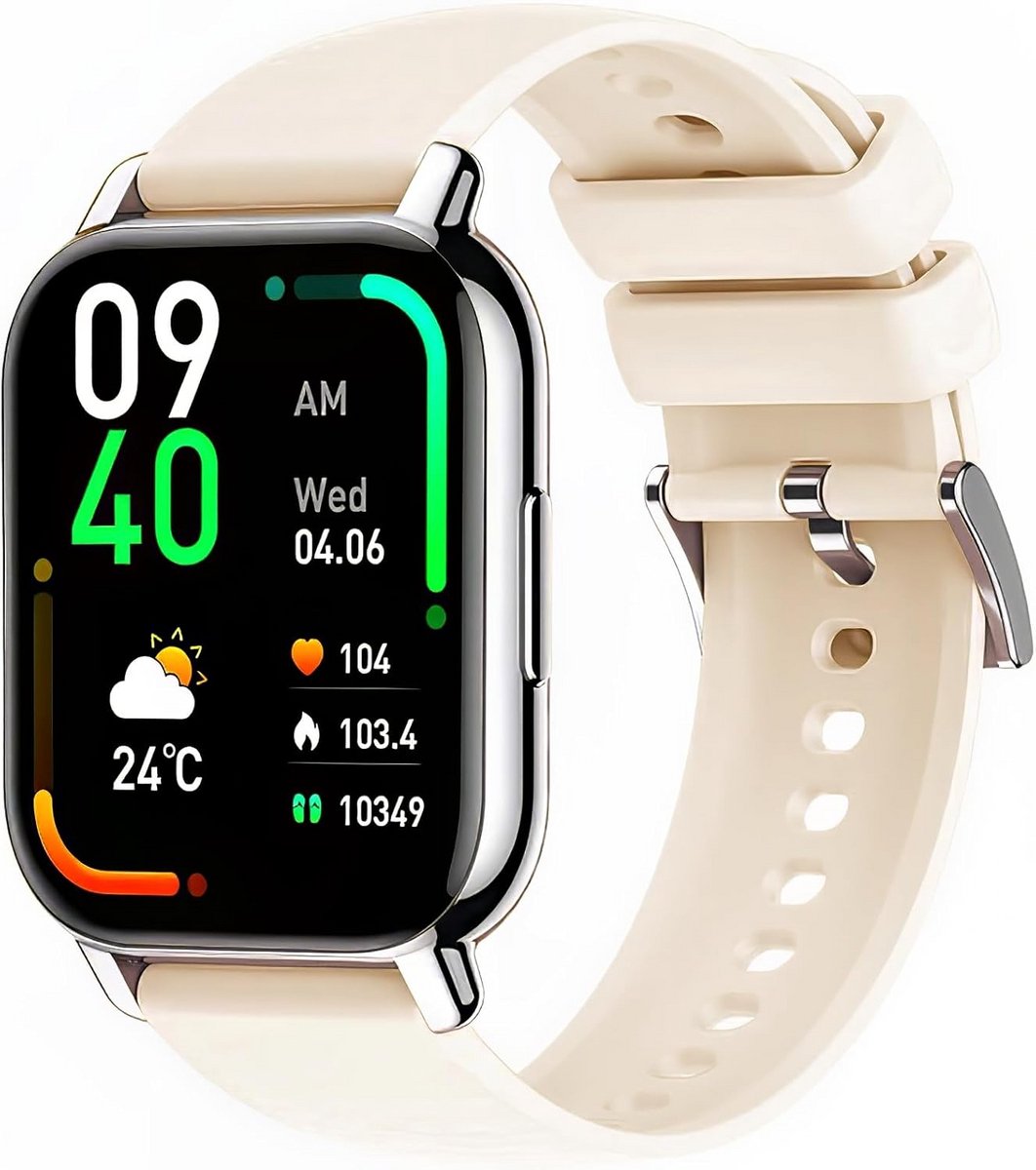 22mm Siliconen Horlogeband voor Smartwatch P66 en diverse modellen