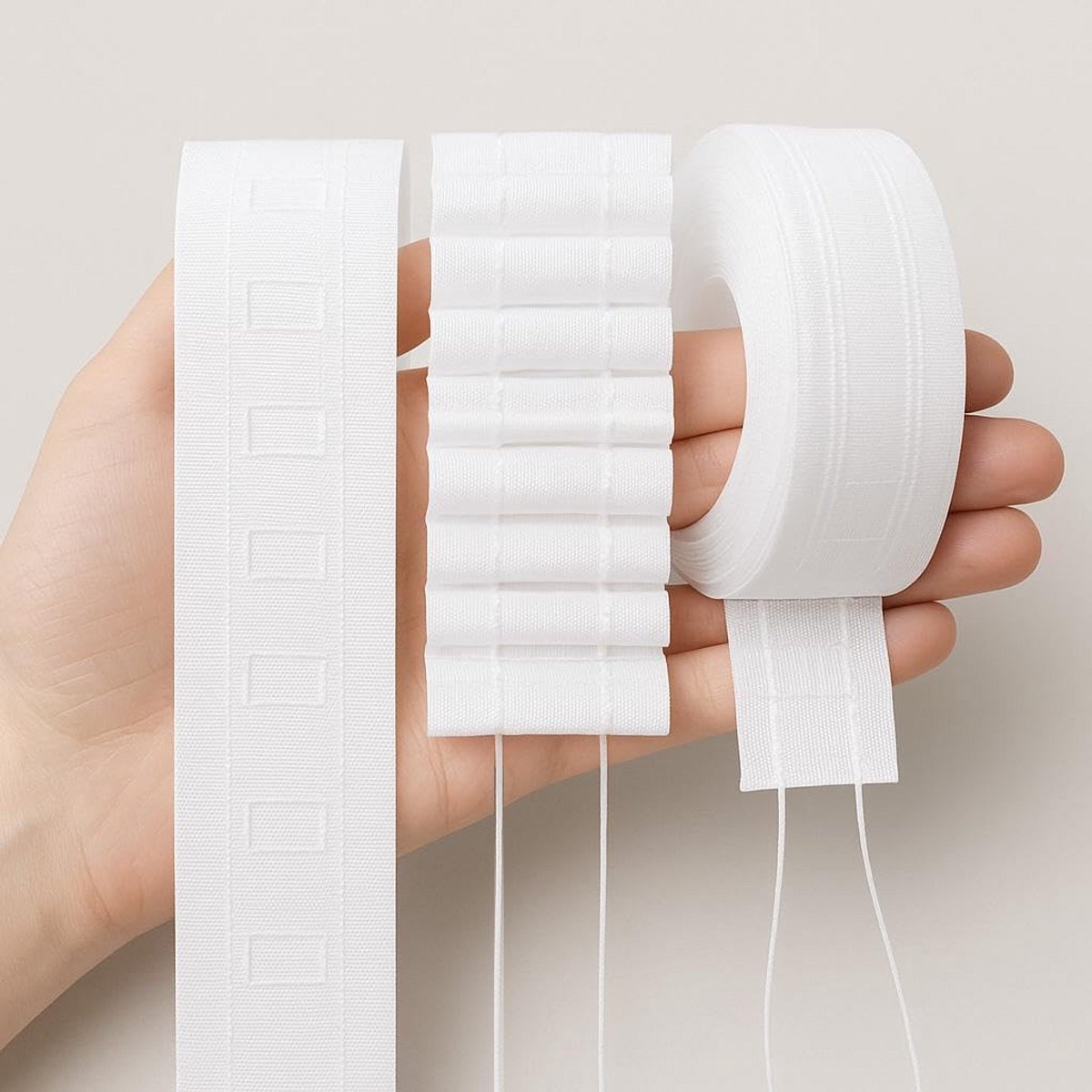Gordijnband voor Plooien Witte Kant Gordijnen 4 cm Breed 5 Meter Textielbenodigdheden
