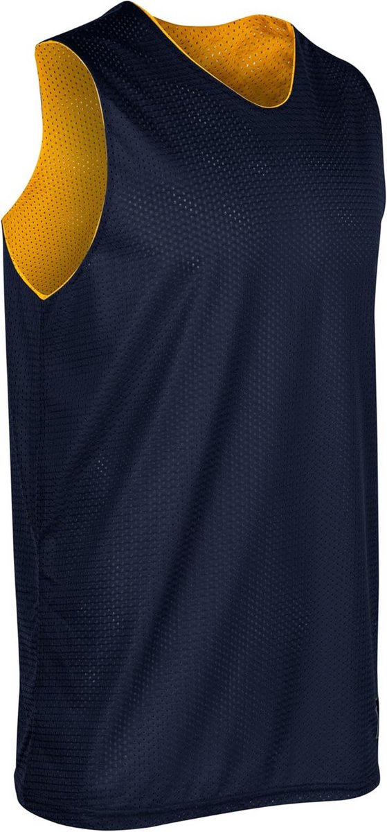 Omkeerbaar Basketbal Shirt voor Volwassenen - Navy en Goud