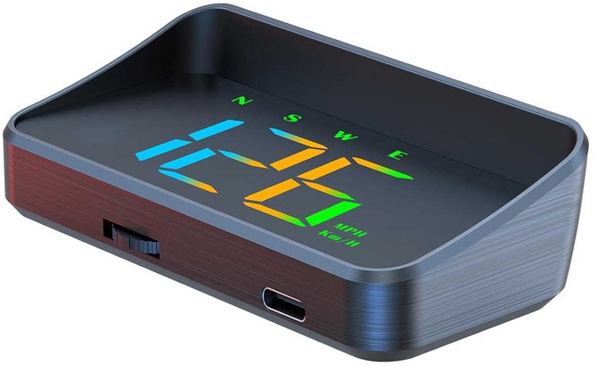 Universele GPS Head-Up Display voor Auto Onderdelen met Snelheidsmeter KM/H MPH