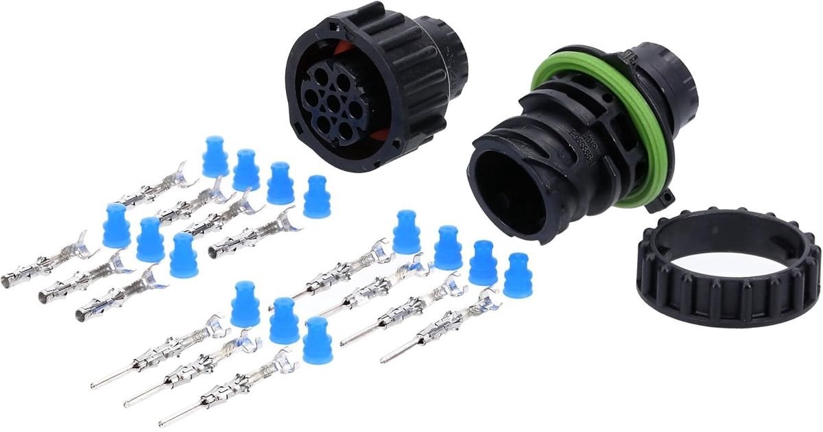 KALI-2007 DIN 72585 ronde connectorset 7-pins