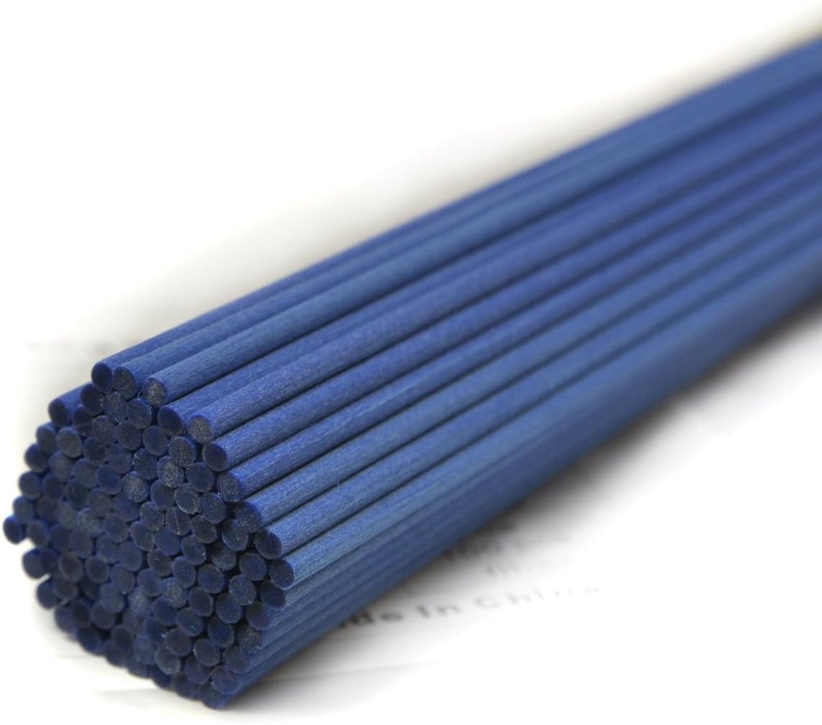 100 Stuks Vervangende Geurstokjes voor Diffusers - Blauw, 30x3mm Fiber Sticks