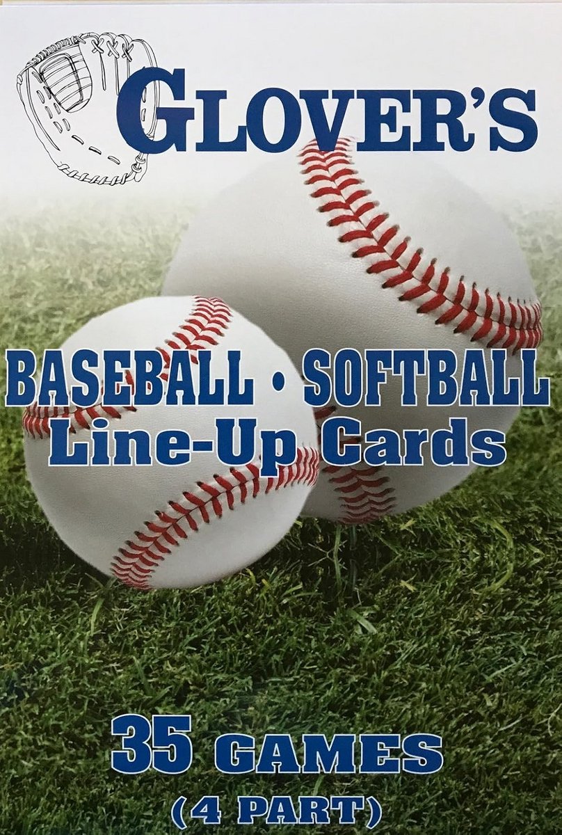 Honkbal en Softbal Scorekaarten en Opstellingskaarten - Groot Formaat