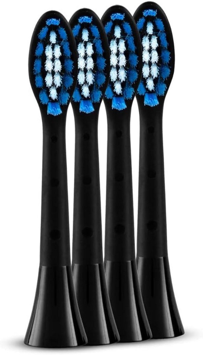 Navulborstels SonicYou Family Pack 4 Stuks Zwart Sensitive
