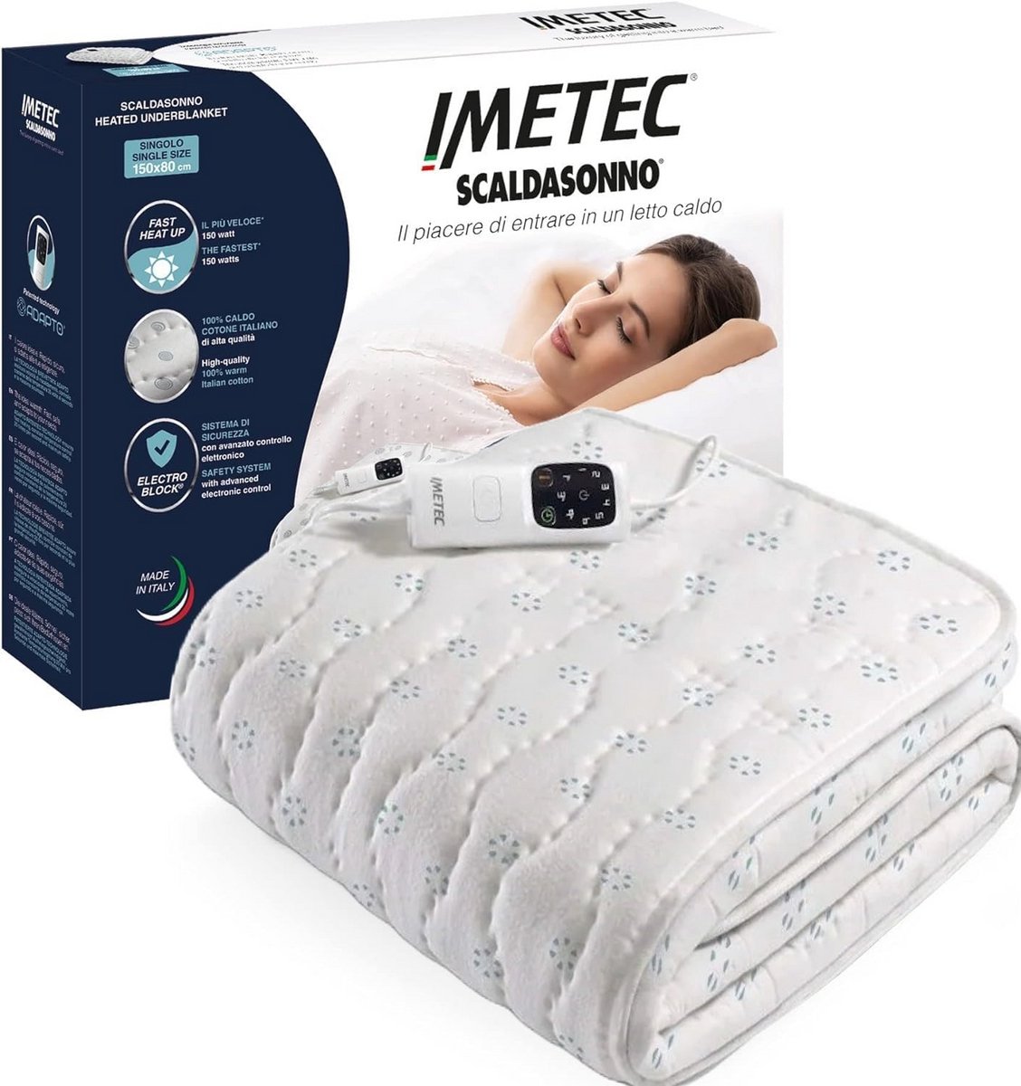 Elektrische Onderdeken Anti-bacterieel Ademend Wasbaar - Ideaal voor Comfortabele Nachten