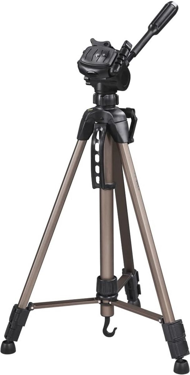 Lichtgewicht Camerastatief met 3-Weg Kop en Draagtas, Verstelbaar 60-153 cm