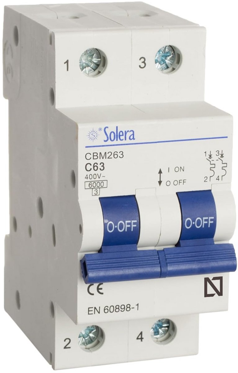 Installatieautomaat C25 4P 25A 6kA - 1 Stuk