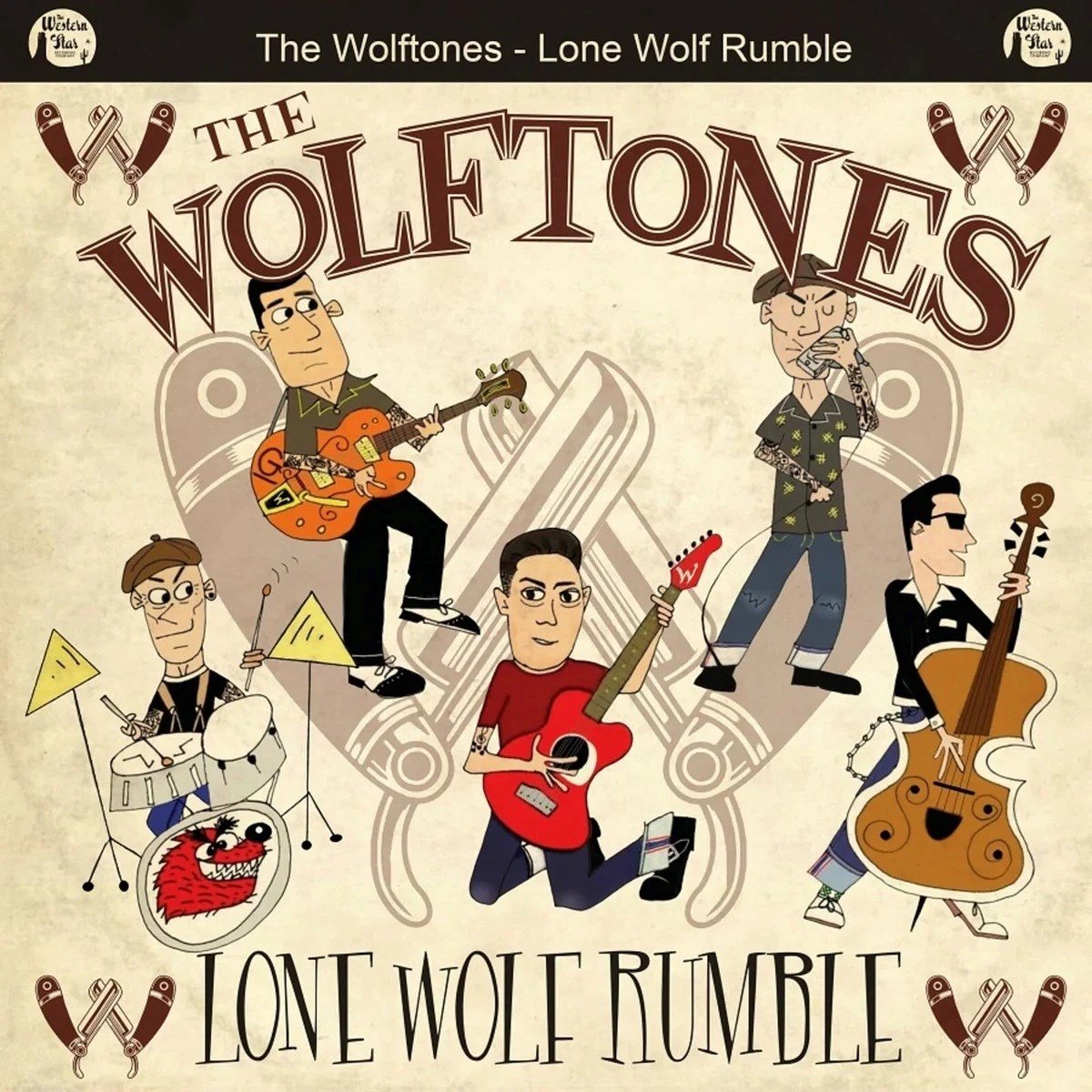 The Wolftones - Lone Wolf Rumble (10" LP) (Coloured Vinyl)