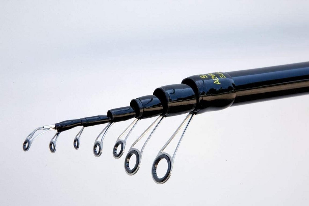 Telescoop Hengel Set 6,00m tot 30g met Voorremmolen en Snoer