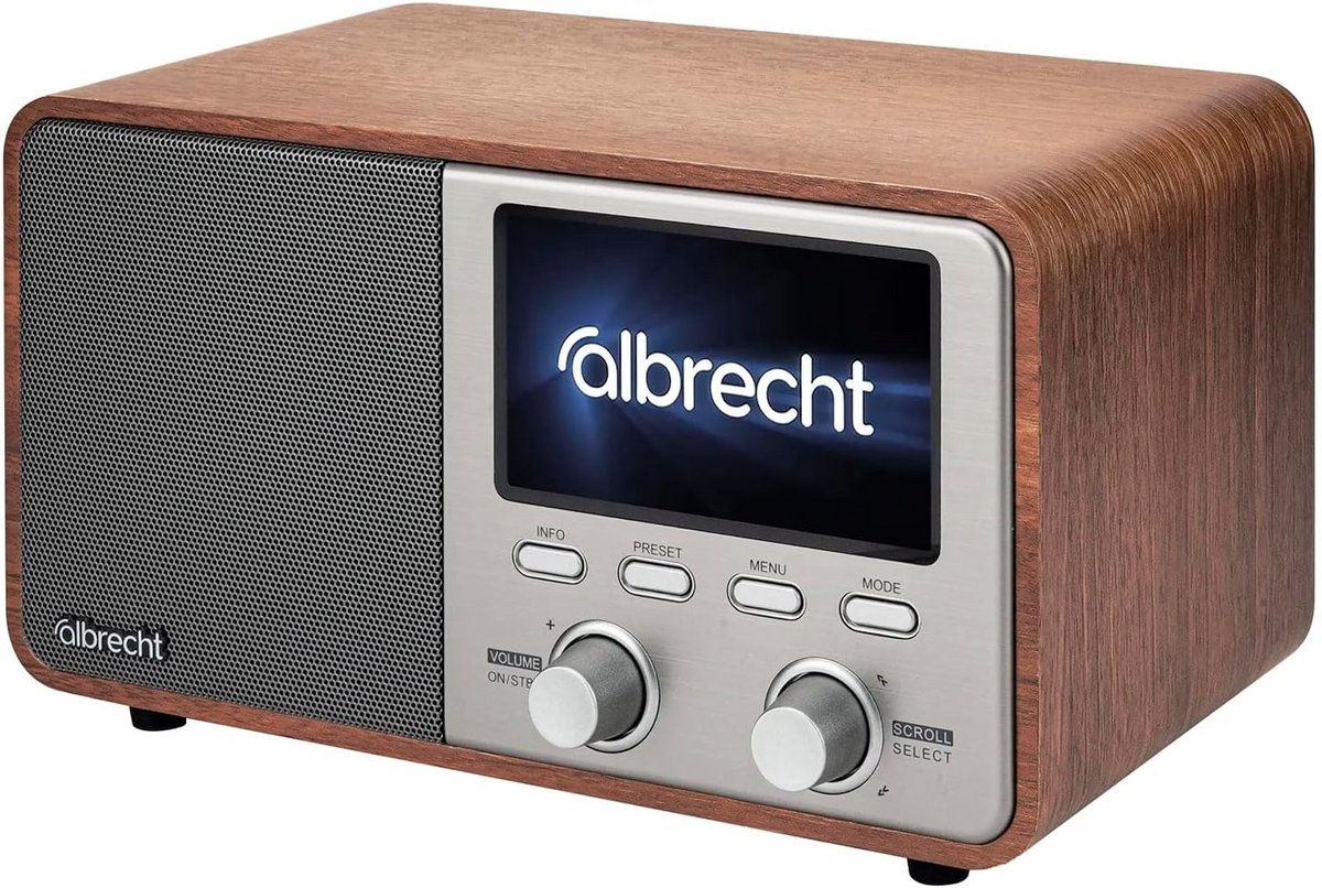 Digitale DAB+ en FM Radio met Wekker en Noodwaarschuwing