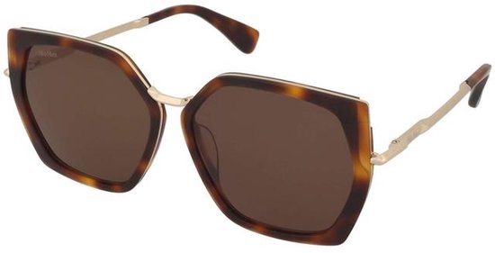 Maxmara MM0136 Dark havana 56/14/140 WOMAN Zonnebrillen van MaxMara — afbeelding 3