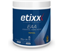 Etixx Essential Amino Acids - Muscle Nutrition - Supplementen - 260 gram - 9 Essentiële Aminozuren - 10g essentiële aminozuren per portie - 6g BCAA per portie - Vegan