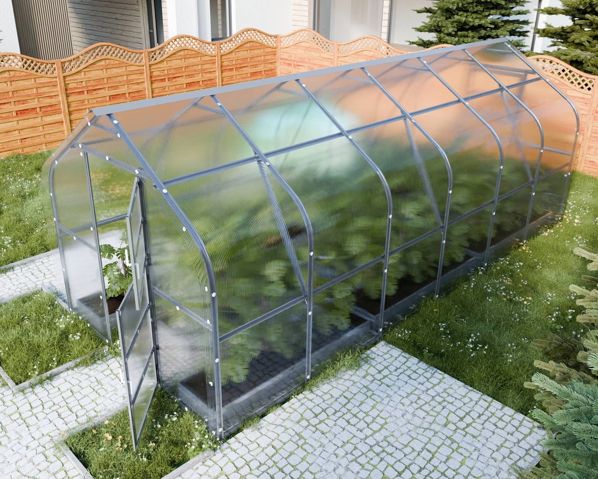 Klasika Polycarbonaat tuinkas 2,5x6m 15m² Drop