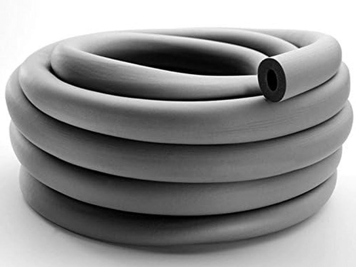 Flexibele Buisisolatie 10x18mm Grijs/Antraciet voor Verwarming en Sanitair
