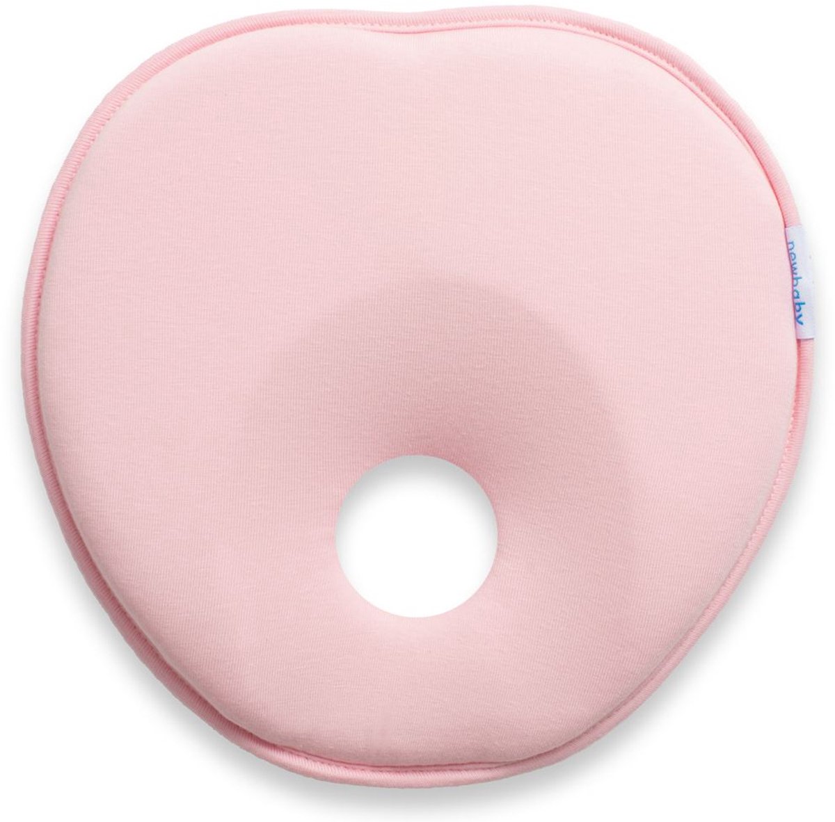 NEW BABY - Babynestje - ergonomisch babykussen roze one size polyurethaanschuim - hoofdsteun - wieg - schommelstoel - draagzak - kussen - steun - nest