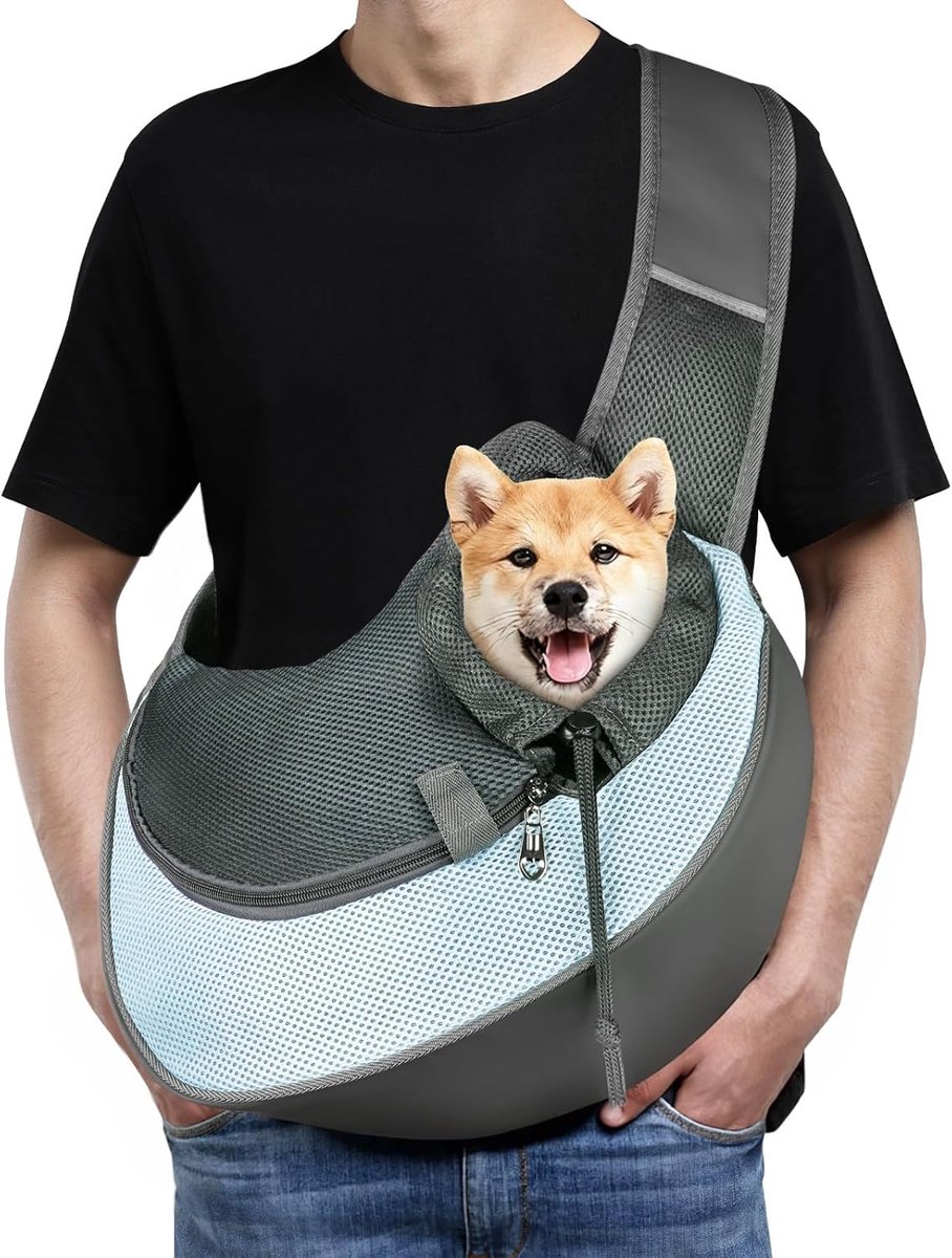 Handsfree Huisdier Draagtas voor Hond en Kat - Schoudertas voor Reizen en Wandelen
